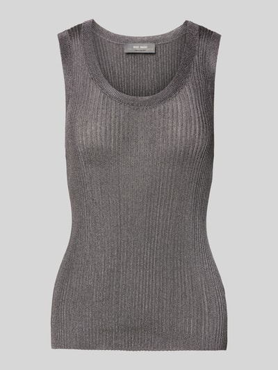 MOS MOSH Tanktop in Ripp-Optik Modell 'Relena' Dunkelgrau 2