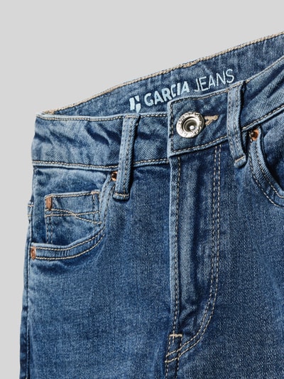 Garcia Jeansy z poszerzaną nogawką i 5 kieszeniami model ‘Rianna’ Niebieski 2