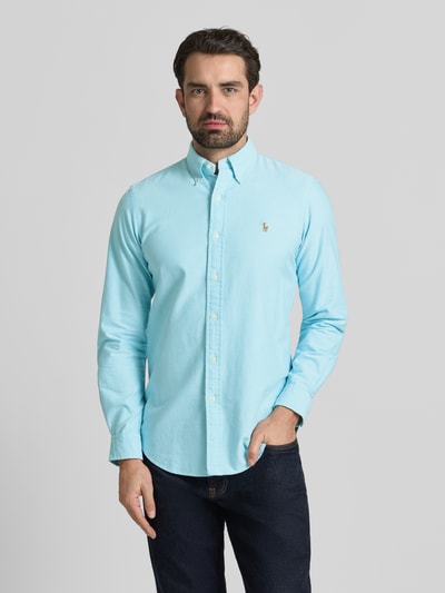 Polo Ralph Lauren Vrijetijdsoverhemd met knoopsluiting Lichtturquoise - 4