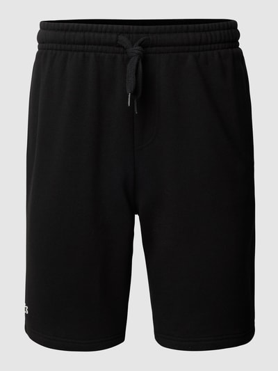 Lacoste Regular Fit Sweatshorts mit Logo Black 2