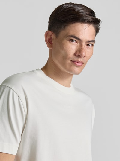 Marc O'Polo Relaxed Fit T-Shirt aus reiner Baumwolle Offwhite 3