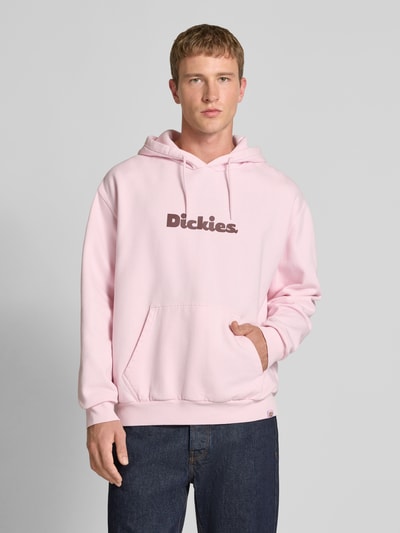 Dickies Hoodie mit Label-Print Modell 'SLAYDEN' Hellrosa 4