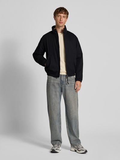 Marc O'Polo Denim Regular Fit Blouson aus Baumwoll-Mix Black 1