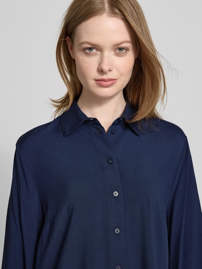 Christian Berg Woman Regular Fit Bluse aus Viskose mit 3/4-Arm Dunkelblau 3