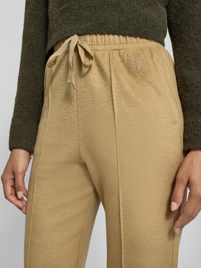 Weekend Max Mara Regular Fit Sweatpants mit Schurwoll-Anteil Modell 'SPONDA' Camel 3