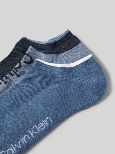 CK Calvin Klein Sokken met labelprint in een set van 3 paar Blauw gemêleerd - 2