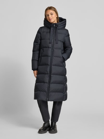Marc O'Polo Regular Fit Daunenmantel mit Kapuze Marine 4