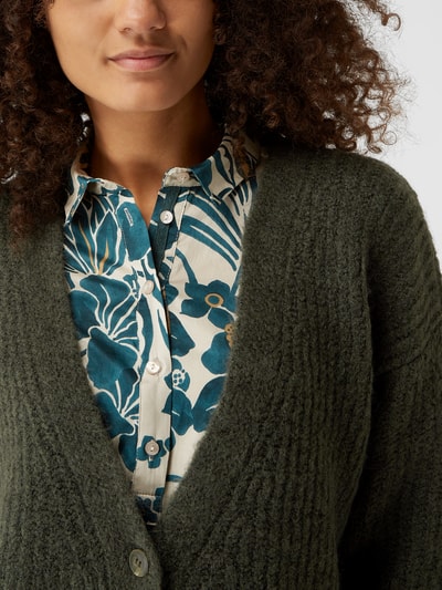 Smith and Soul Cardigan mit Alpaka-Anteil Dunkelgruen 3