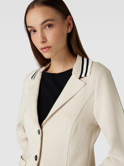 Marc Cain Blazer met contraststrepen Zand - 3