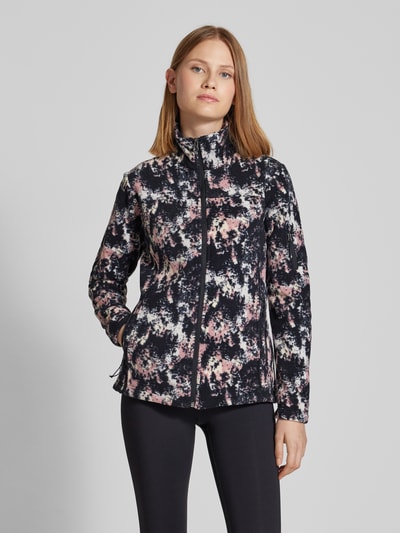 COLUMBIA Fleecejacke Modell 'Fast Trek™Printed' mit Stehkragen Black 4