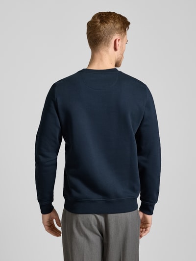 MCNEAL Sweatshirt mit Label-Stitching Dunkelblau 5