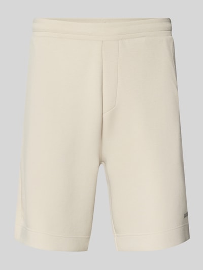 BOSS Green Regular Fit Sweatshorts aus Baumwoll-Mix Modell 'JT_GLOBE' Sand 2