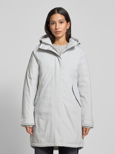 camel active Parka z kapturem i wpuszczanymi kieszeniami Złamany biały 4