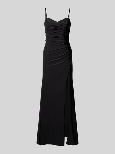 Mascara Abendkleid mit Raffungen Black 2