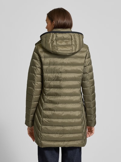 Fuchs Schmitt Regular fit gewatteerde lange jas met capuchon Olijfgroen - 5