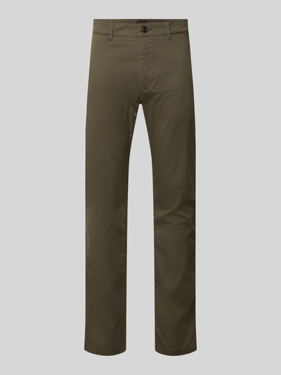 BOSS Orange Slim Fit Chino aus Baumwoll-Mix Modell 'Chino Slim 2' Oliv 1