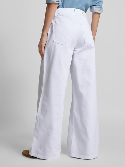 Gestuz Wide leg jeans in 5-pocketmodel, model 'Mily' Offwhite - 5