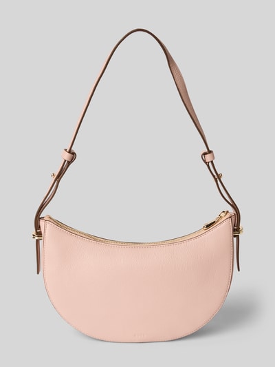 BOSS Henkeltasche aus echtem Rindsleder Hellrosa 4