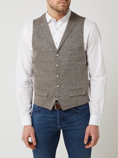 Roy Robson Baukasten-Weste In Blau - Praktische Revers-Kragen Weste Gr. 60