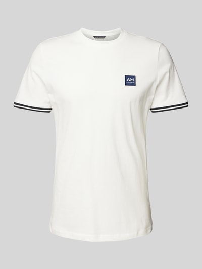 Antony Morato T-Shirt mit Label-Badge Weiss 2