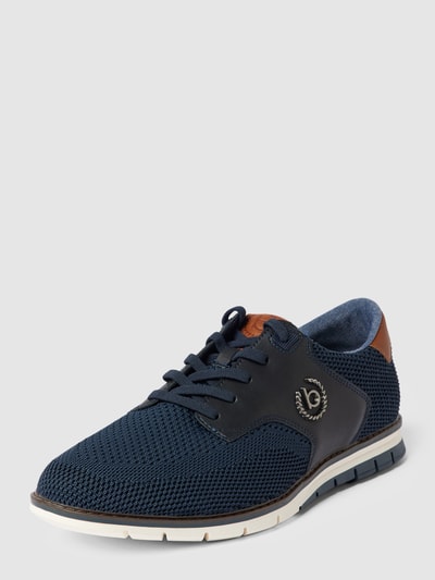 bugatti Schnürschuhe mit Label-Detail Modell 'Sandman' Marine 1