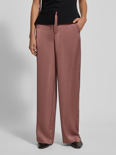 Neo Noir Stoffen broek met Franse steekzakken, model 'Emmett' Oudroze - 4