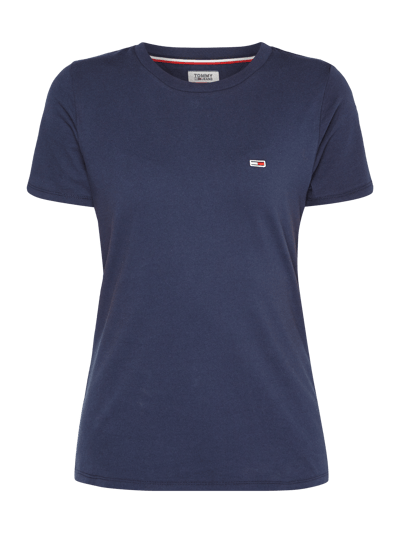 Tommy Jeans T-Shirt mit Logo-Applikation Dunkelblau 2