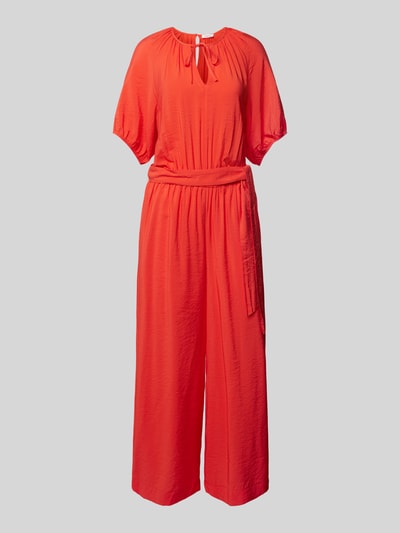 s.Oliver RED LABEL Jumpsuit met strikceintuur Koraal - 2