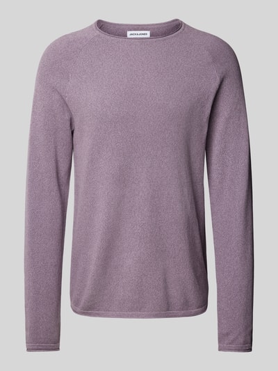 Jack & Jones Strickpullover mit Rundhalsausschnitt Lavender Melange 2