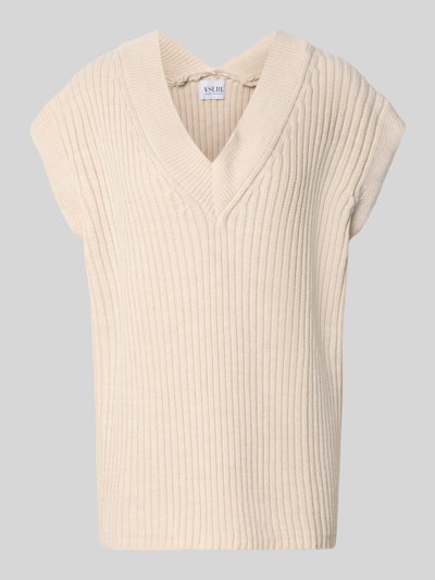 VILLA SOPHIE Loose fit spencer met wol, model 'NOLA' Beige - 2