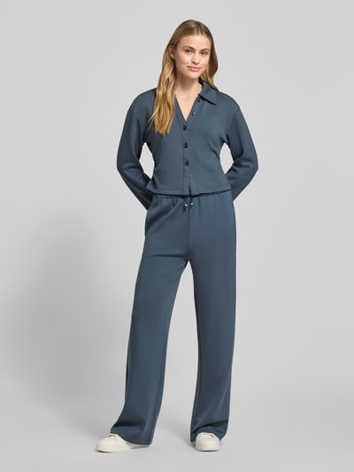 Scotch & Soda Sweatpants met elastische band en steekzakken Donkerblauw - 1