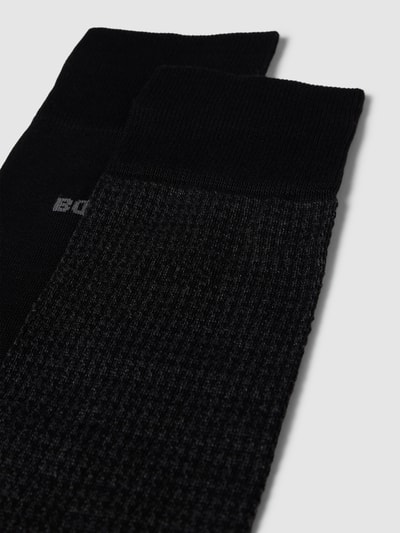 BOSS Socken mit Label-Detail im 2er-Pack Black 2