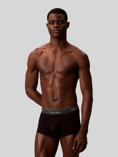 Calvin Klein Underwear Low rise boxershort van katoenmix in set van 3 Zwart - 4
