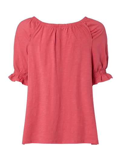 Esprit Off Shoulder Shirt aus Organic Cotton Pink 3