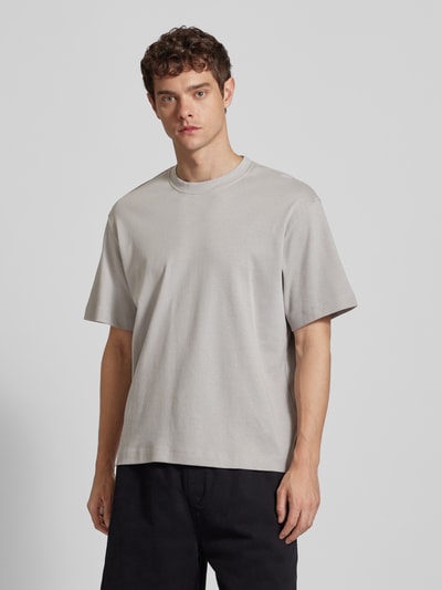 Jack & Jones T-shirt z detalem z logo model ‘EURBAN EDGE’ Jasnoszary 4