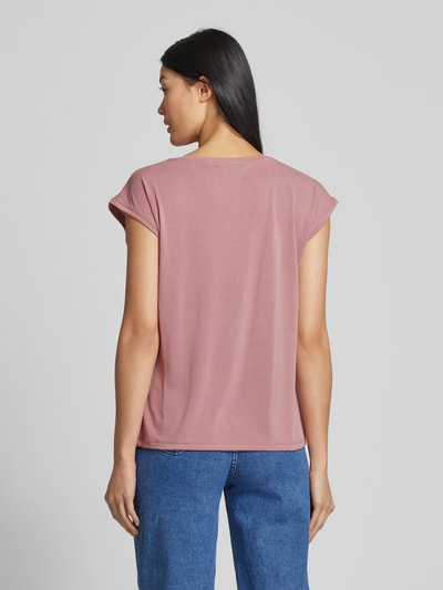 Vero Moda Comfort Fit T-Shirt mit Modal-Anteil Modell 'FILLI' Rosa 5