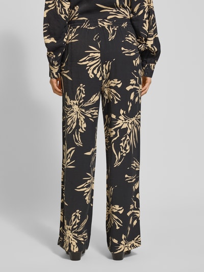 GUIDO MARIA KRETSCHMER WOMAN Relaxed Fit Stoffhose aus Viskose-Mix Modell 'Ayana' Black 5