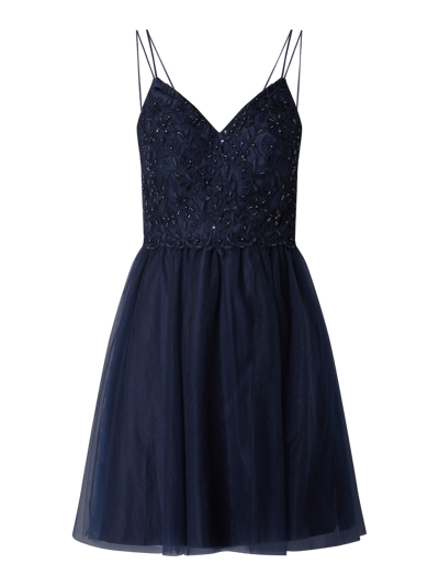 Laona Cocktailkleid mit Zierborten und Ziersteinen Marine 2