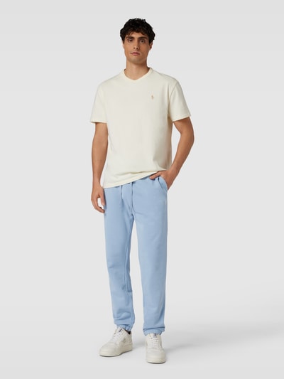 Polo Ralph Lauren Regular Fit Sweatpants mit Logo-Stitching Hellblau 1