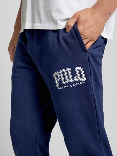 Polo Ralph Lauren Spodnie dresowe z elastycznym ściągaczem Granatowy 3