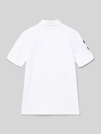 Polo Ralph Lauren Teens Poloshirt met labelstitching Wit - 3