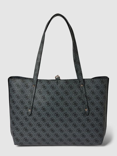 Guess Tote Bag mit Allover-Logo-Muster Modell 'BRENTON' Anthrazit 5