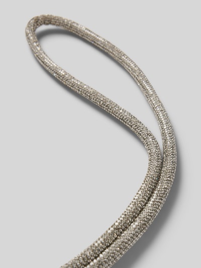 Vanzetti Gürtel mit Allover-Strasssteinbesatz Silber 2