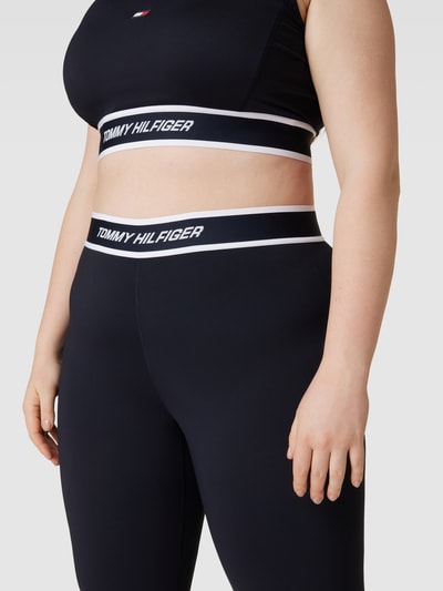 Tommy Hilfiger Curve PLUS SIZE Leggings mit Label-Details Marine 3