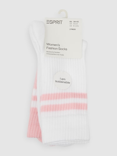 Esprit Socken mit Stretch-Anteil im 2er-Pack  Rose 2