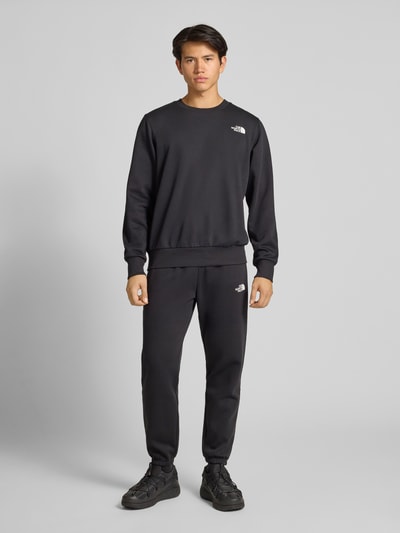 The North Face Sweatshirt mit Label-Print Black 1