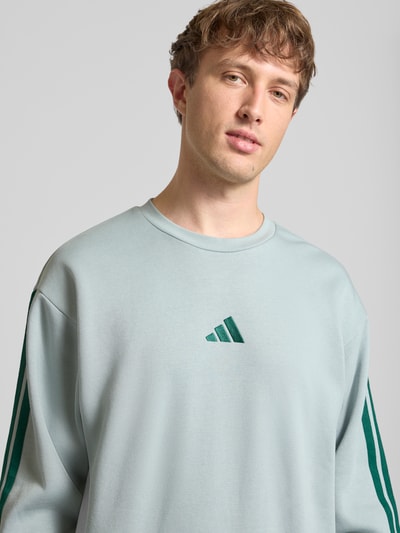 adidas Sportswear Sweatshirt mit Rundhalsausschnitt und Logo Mint 3