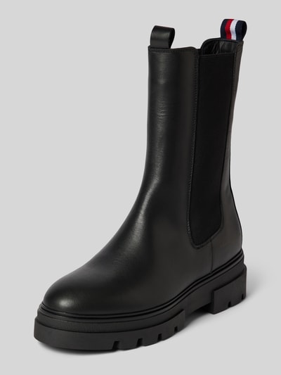 Tommy Hilfiger Chelsea Boots mit elastischem Einsatz Black 1