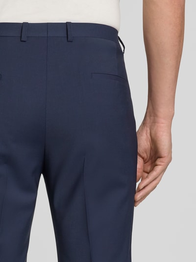 HUGO Garnitur o kroju super slim fit z mieszanki wełny model 'ARTI/HESTEN' Granatowy 7