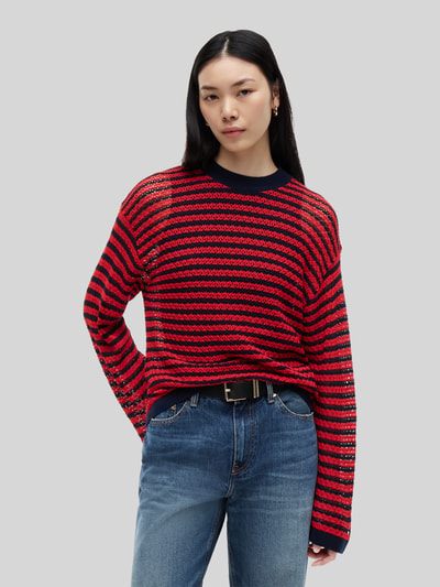 Tommy Hilfiger Regular Fit Pullover aus Baumwoll-Mix ' Rot 4